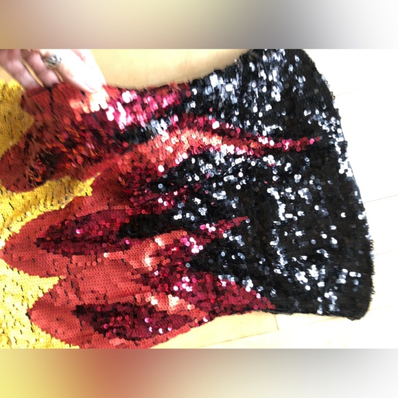 Multicolor Sequin Dress size 10 - Picture 6 of 8